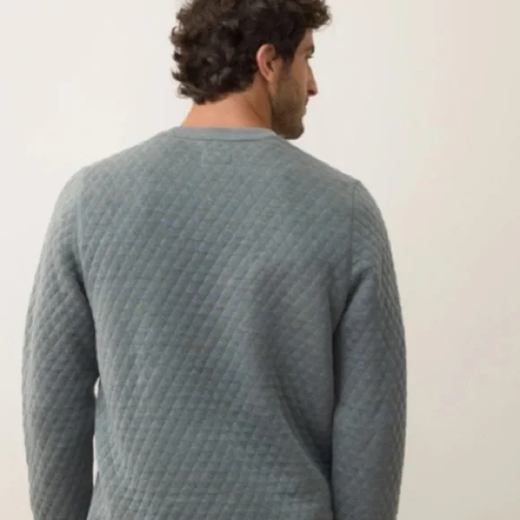 NWT Marine Layer Corbet Quilted Crewneck - Picture 5 of 5